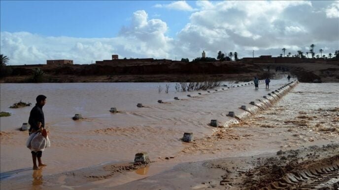 floods and extreme weather kills scores of people in southern morocco photo anadolu