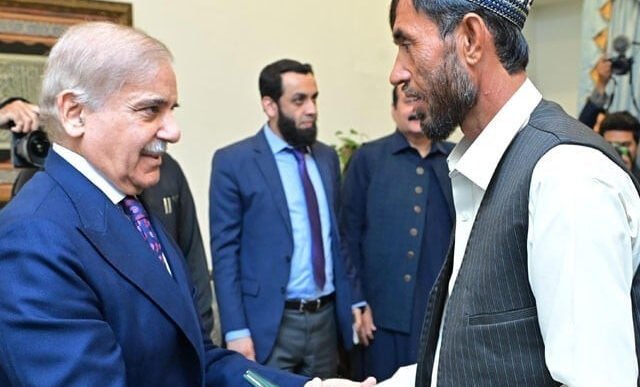 prime minister shehbaz sharif praised mohibullah s bravery and his dedication to saving lives photo pid