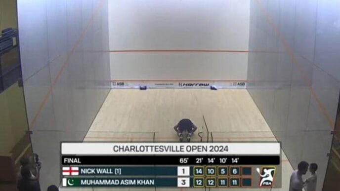 Pakistan's Asim Khan wins Charlottesville Open Squash title