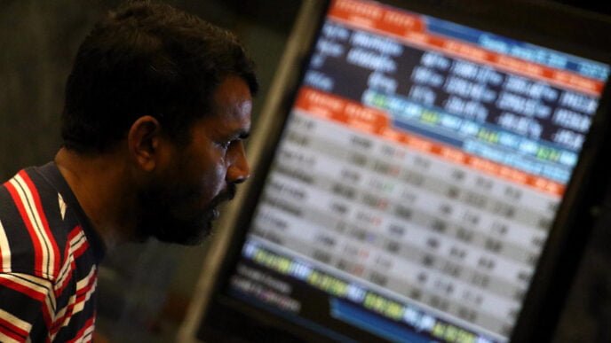 benchmark kse 100 index rises 46 04 points photo inp