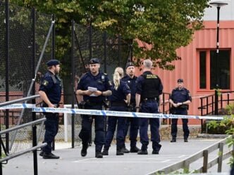 shooting at school in stockholm sweden   reuters