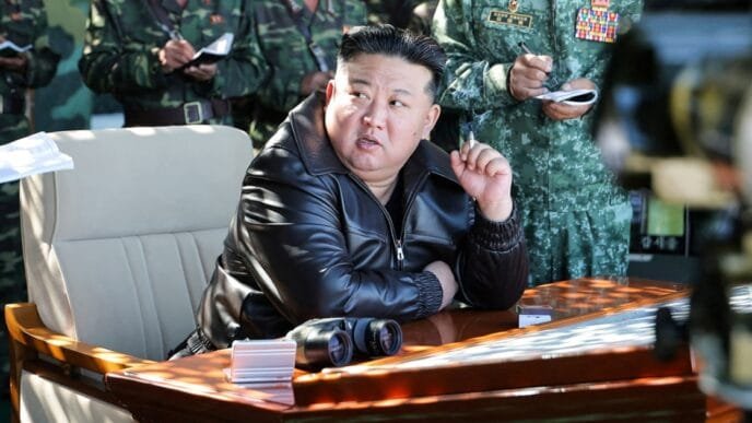 North Korea leader Kim threatens to use nuclear weapons against the South if attacked