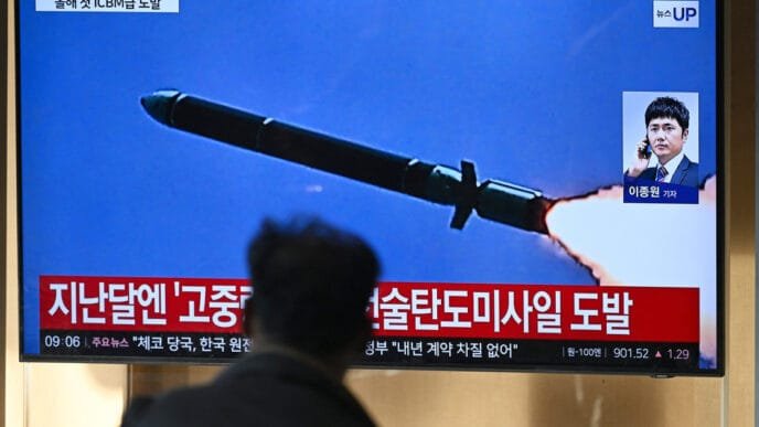 North Korea test-fires ICBM days before U.S. election