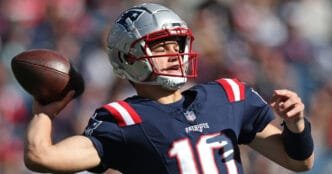 Patriots quarterback Drake Maye won't return against Jets after suffering a concussion