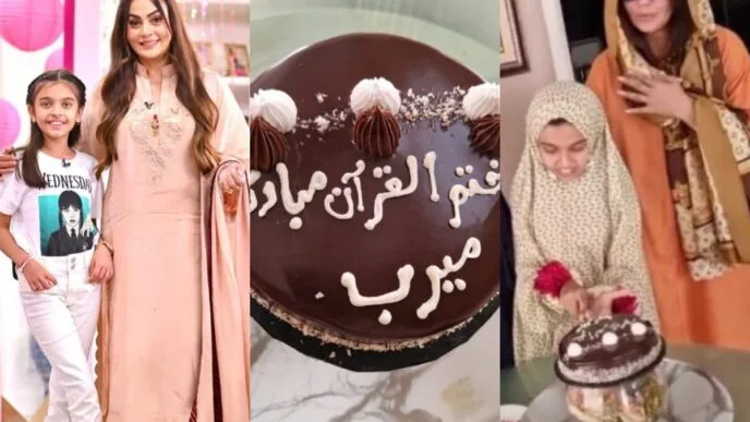 Sadia Imam shares precious moments from her daughter's “Khatm ul Quran”