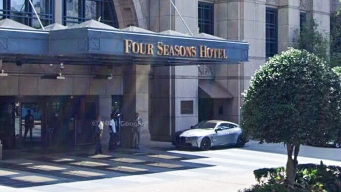 Shots fired at Atlanta Four Seasons Hotel building; suspect in custody