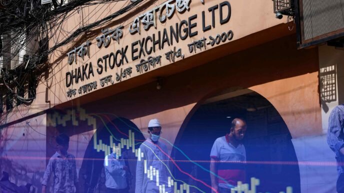 Bangladesh stocks sink amid economic and political uncertainty