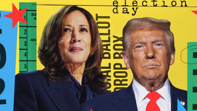 Latest news and results as voters head to the polls to vote for Harris, Trump