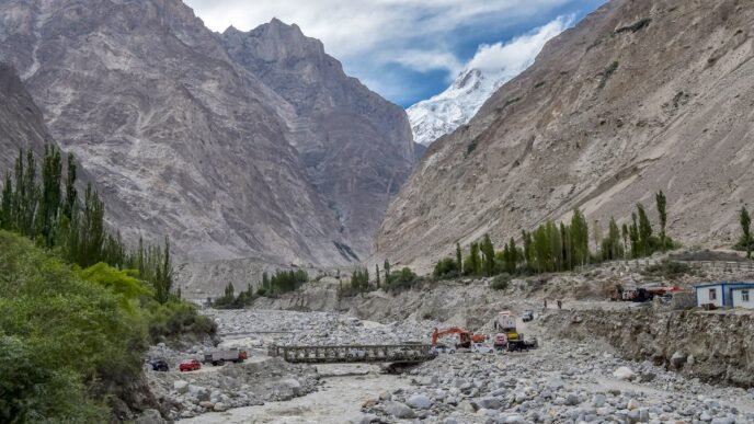 Newlywed couple among 14 dead as bus plunges into Indus river in Pakistan