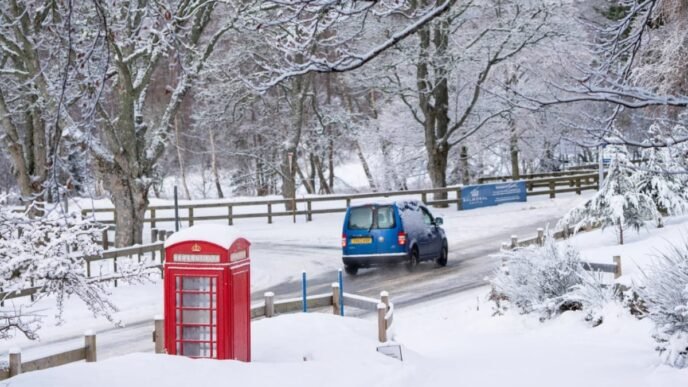 One dead as snow, rain, and winds cause disruption