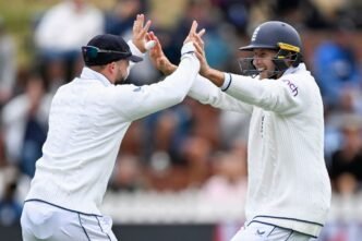 England clinch series win against New Zealand with 323-run victory in Wellington