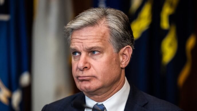 FBI Director Christopher Wray says he'll resign as Donald Trump takes office
