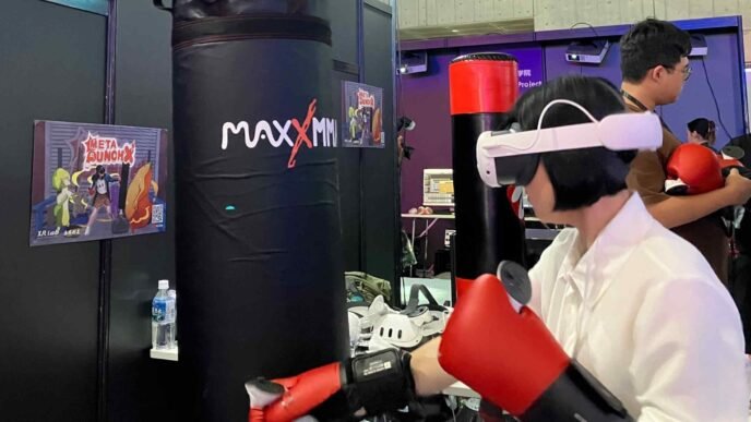 Punching bags and breathing cushions, new tech ideas tackle stress