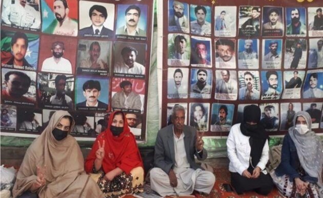 Residents stage protest over enforced disappearances, demand release of missing men