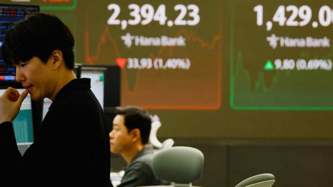 South Korea stocks marginally higher after president's impeachment