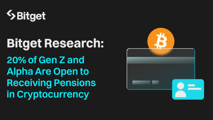 20% of Gen Z and Alpha Open to Crypto-Based Pensions, Bitget Research Finds