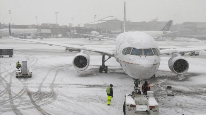 Air travel and transport disrupts across Europe due to heavy snowfall