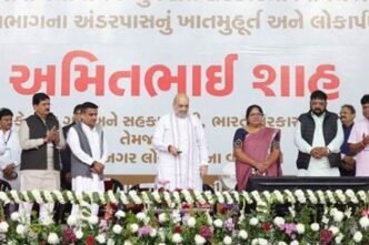 Amit Shah inaugurates development works, lays foundation stone for projects worth Rs 194 crore in Gujarat's Kalol