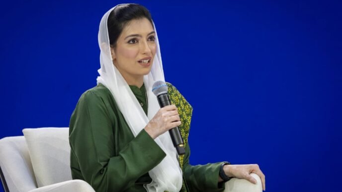 Aseefa Bhutto Visits Global Hub School and Girls Cadet College
