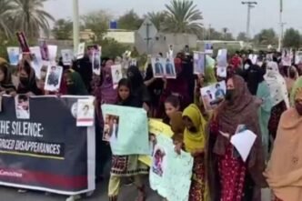 BYC and its supporters staged protest against extrajudicial killings and violence in Balochistan