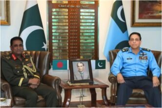 Bangladeshi defence delegation meets Air Chief Marshal Zaheer Sidhu