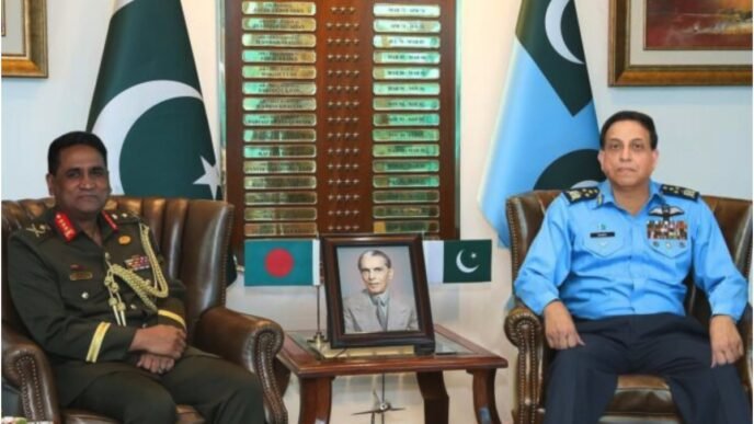 Bangladeshi defence delegation meets Air Chief Marshal Zaheer Sidhu