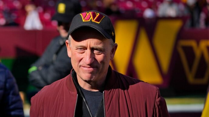 Commanders owner Josh Harris helped turn around the franchise. Fans of his other team aren’t happy about it