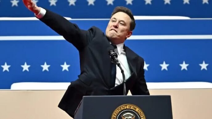 Elon Musk sparks controversy with rally gesture amid Trump’s inauguration