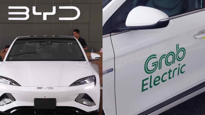 Grab partners with BYD to expand EV fleets in Southeast Asia