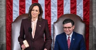 Kamala Harris certifies her loss to Donald Trump