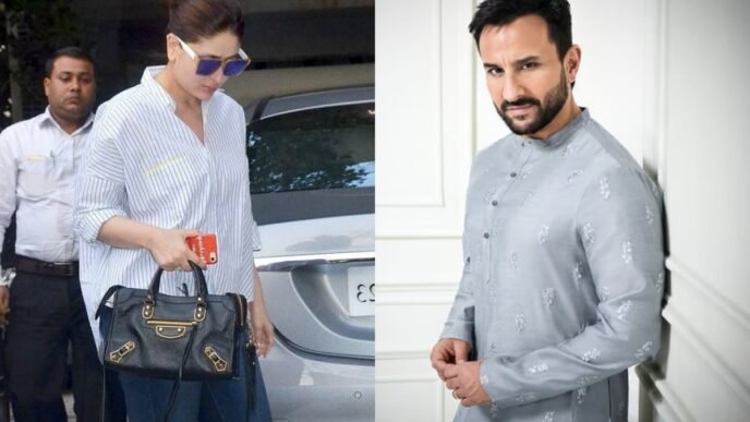 Kareena Kapoor Khan visits Saif Ali Khan at hospital after shocking attack %