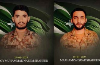 Major among two martyred, six terrorists killed in North Waziristan