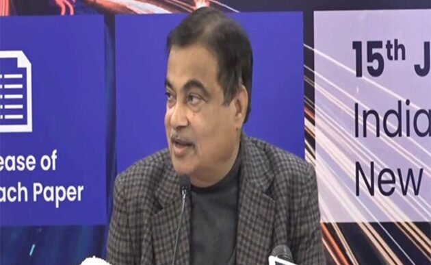 Nitin Gadkari attends conference on Barries Less Tolling