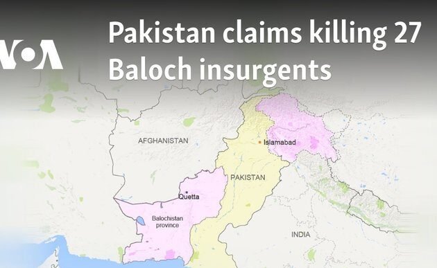 Pakistan claims killing 27 Baloch insurgents