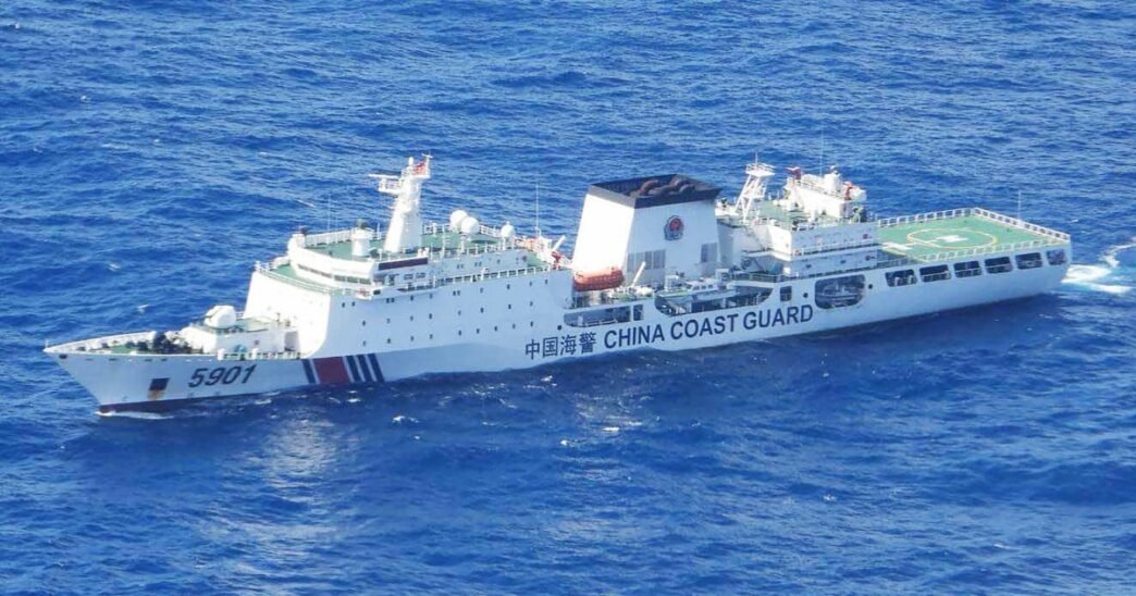 Philippines alarmed after China sends ‘monster ship’ to disputed shoal