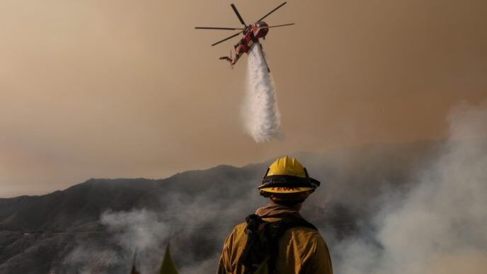 Santa Ana winds to keep fire threat high until Wednesday, forecast predicts