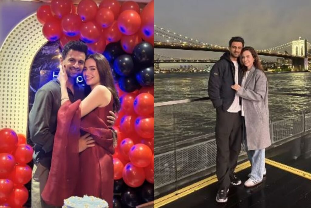 Shoaib Malik shows his love for wife Sana Javed as celebrating their wedding anniversary