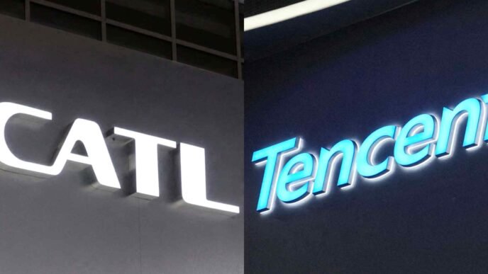 Tencent, CATL shares sink after addition to Pentagon's China military list