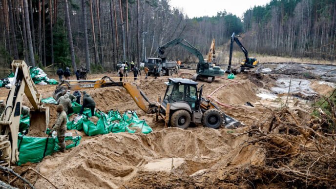 3 U.S. soldiers found dead in Lithuania, 1 still missing after vehicle swallowed by peat bog