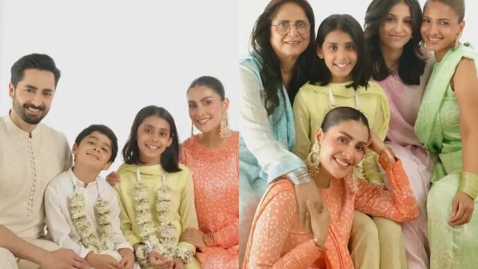 Ayeza Khan celebrates her daughter’s first roza with family