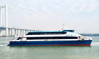 Xin Ming Zhu III is currently the largest carbon fiber vessel in China in terms of passenger capacity. Photo: Science and Technology Daily