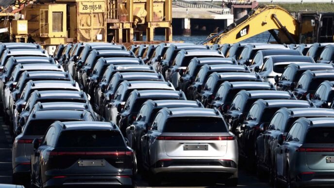 Chinese carmakers accelerate global push amid geopolitical risks, tariffs