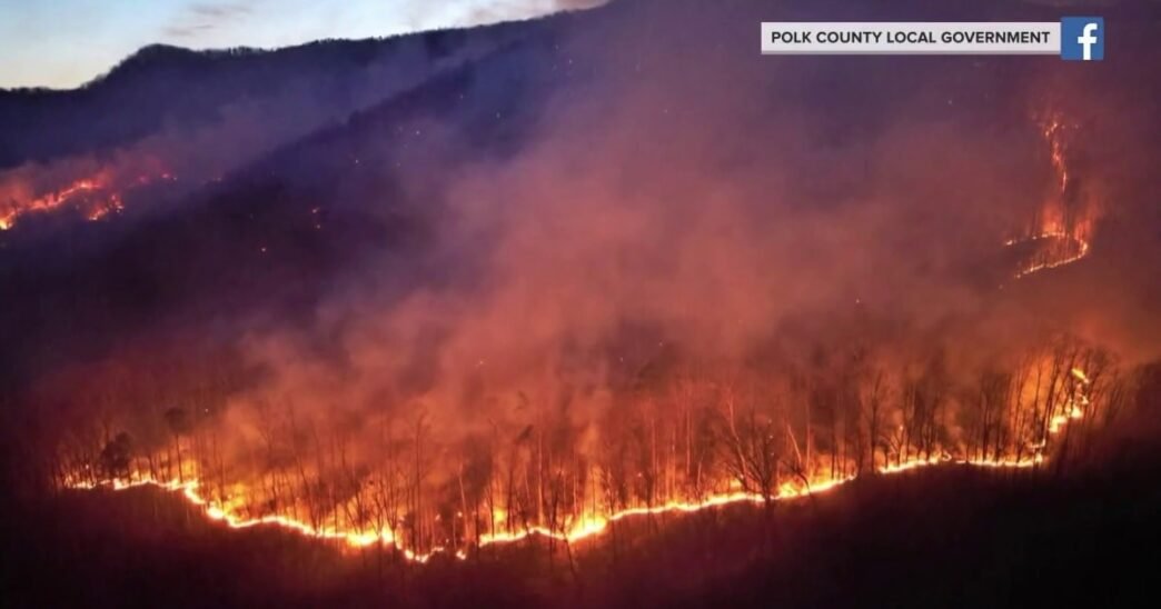 Crews Battle Raging Wildfires From Carolinas To New Jersey