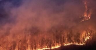 Dangerous wildfires burn across several states