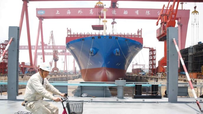 Fears of Trump port fees on Chinese vessels rock global shipping