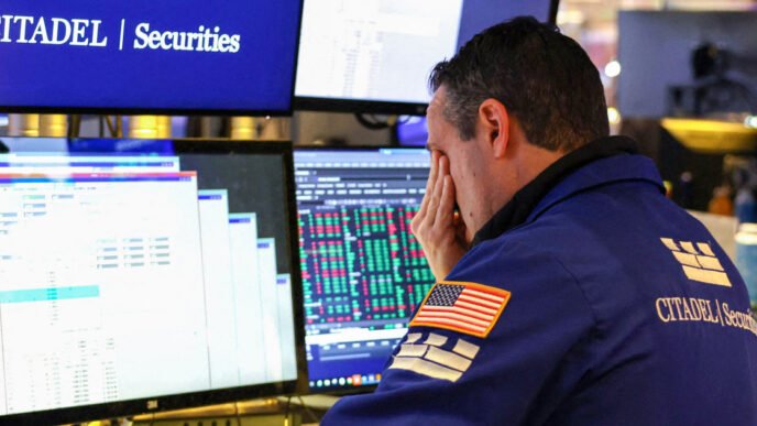 Inflation and fears about tariffs rattle stocks as they head for fifth losing week
