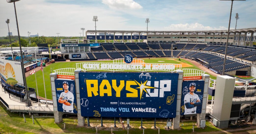 Inside the Tampa Bay Rays' rush to transform a spring training field to an MLB ballpark
