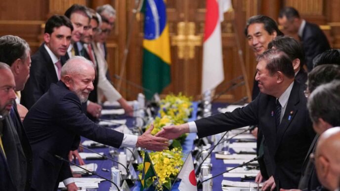 Japan and Brazil agree on climate cooperation during Lula's state visit