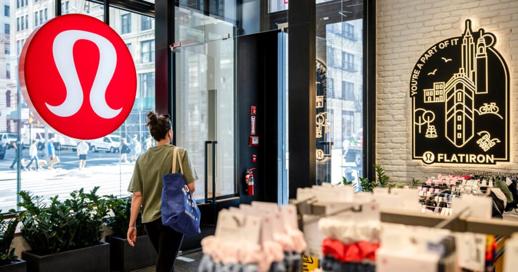 Lululemon shares drop 15% as CEO says inflation, economic concerns are weighing on spending
