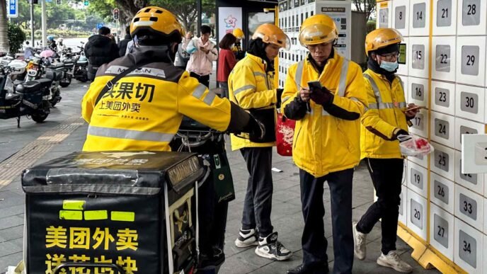 Meituan sales top forecast as China food delivery leader takes on world